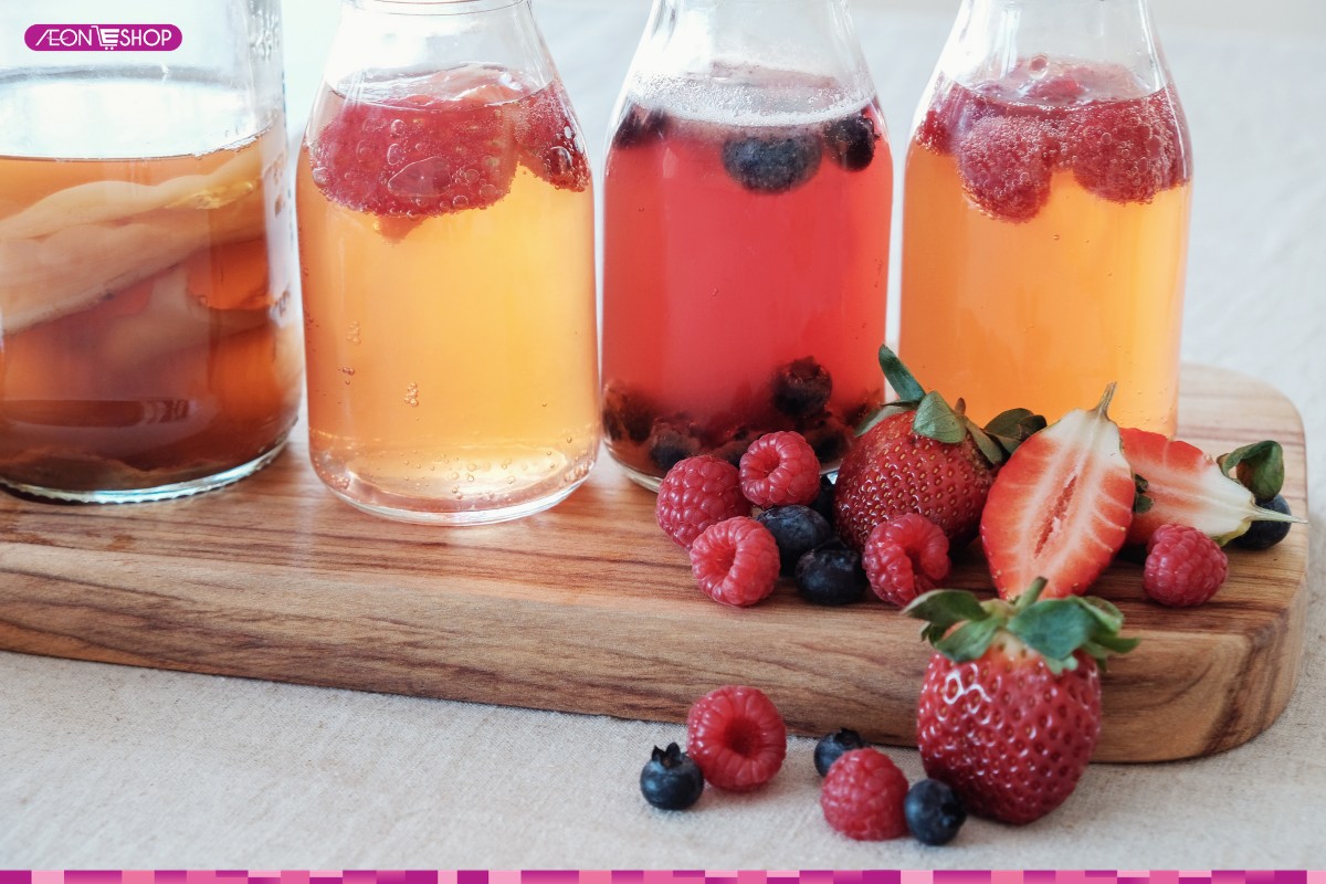Trà trái cây Kombucha thơm ngon đậm đà