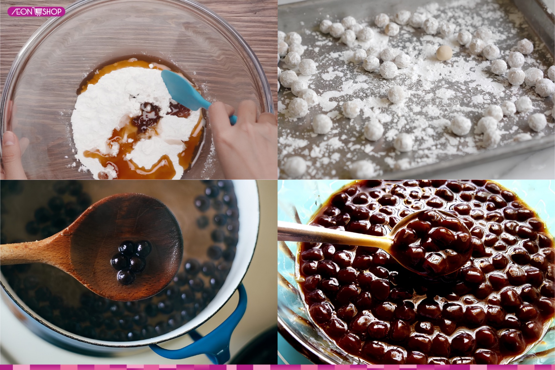 Hướng dẫn làm trân châu đường đen