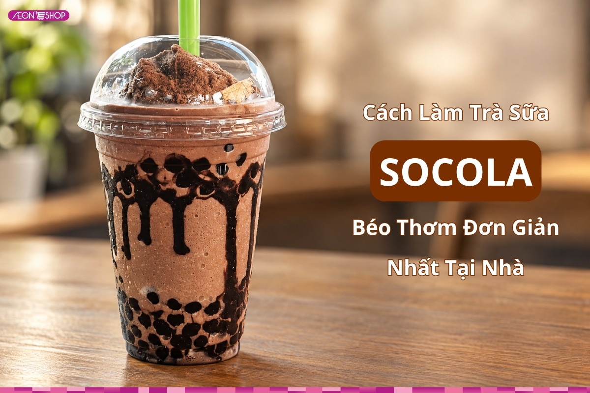 Cách làm trà sữa socola béo thơm đơn giản nhất tại nhà