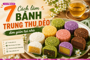 Tổng hợp 7 cách làm bánh trung thu dẻo chuẩn vị, đơn giản tại nhà