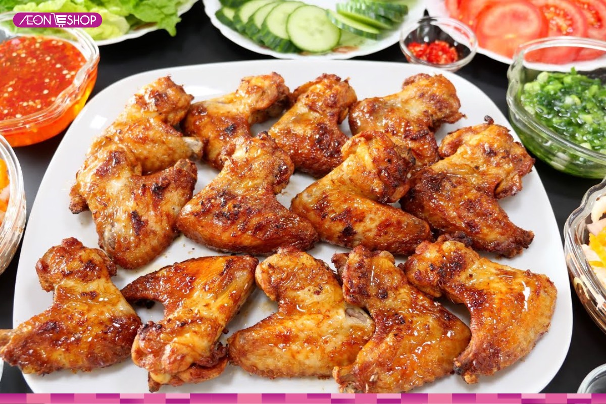 Cánh gà nướng dầu hào