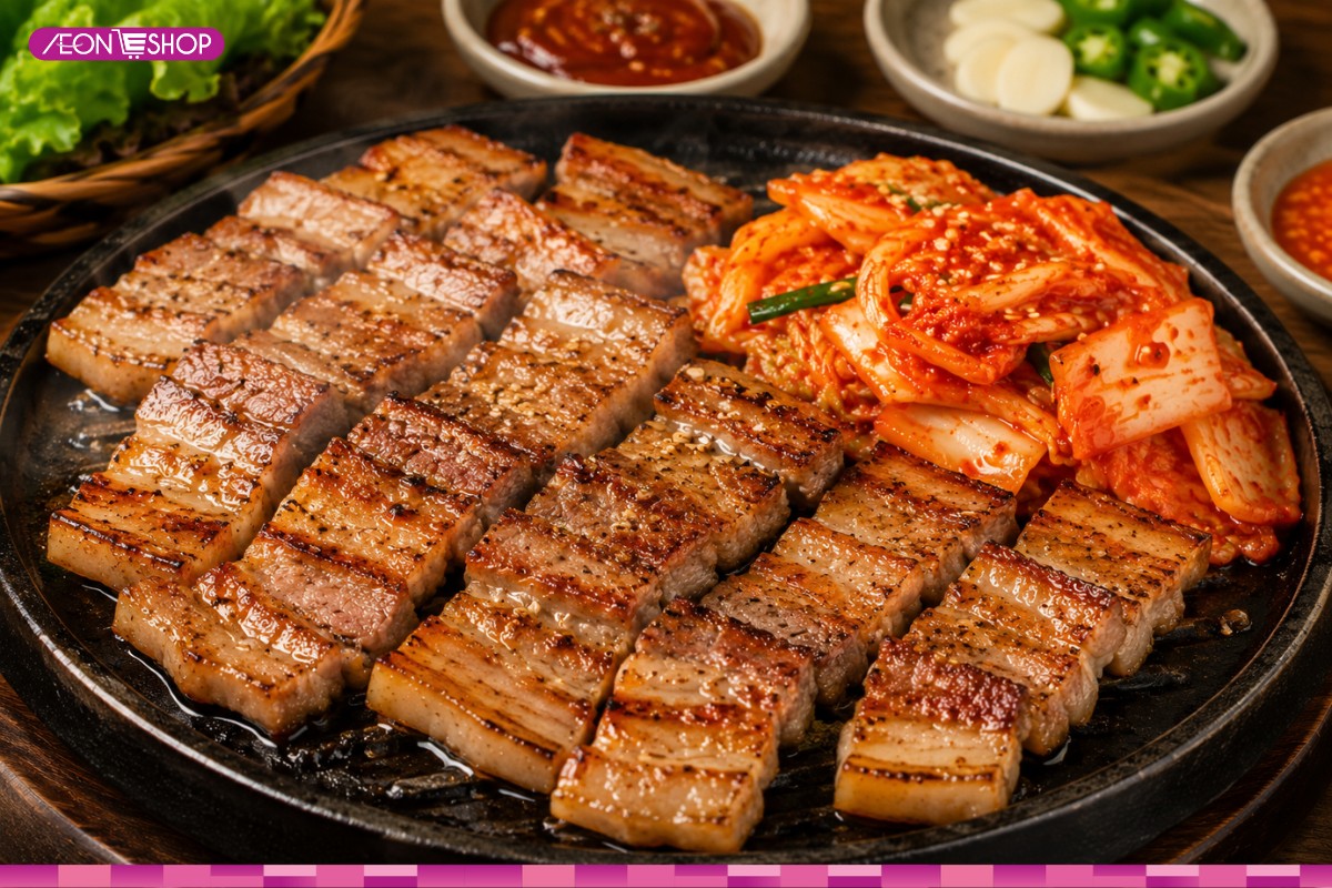 Thịt ba chỉ heo nướng