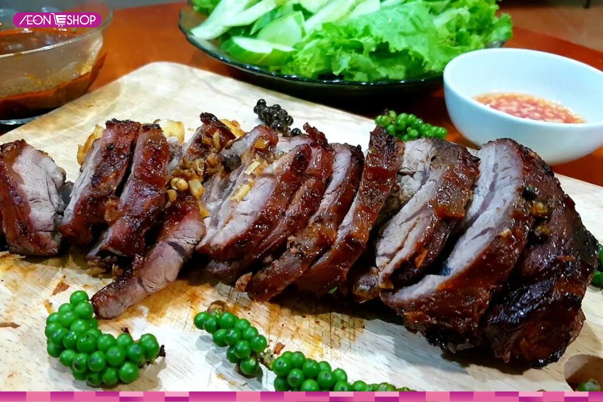 Bắp bò nướng