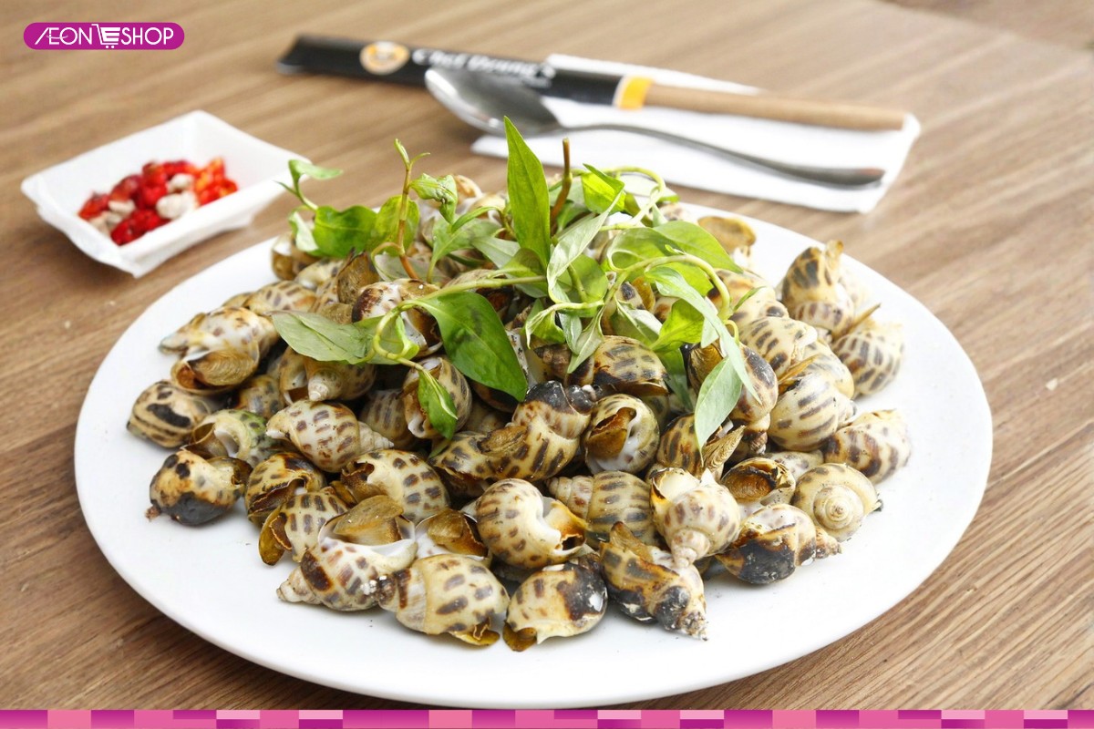 Ốc hương nướng mọi