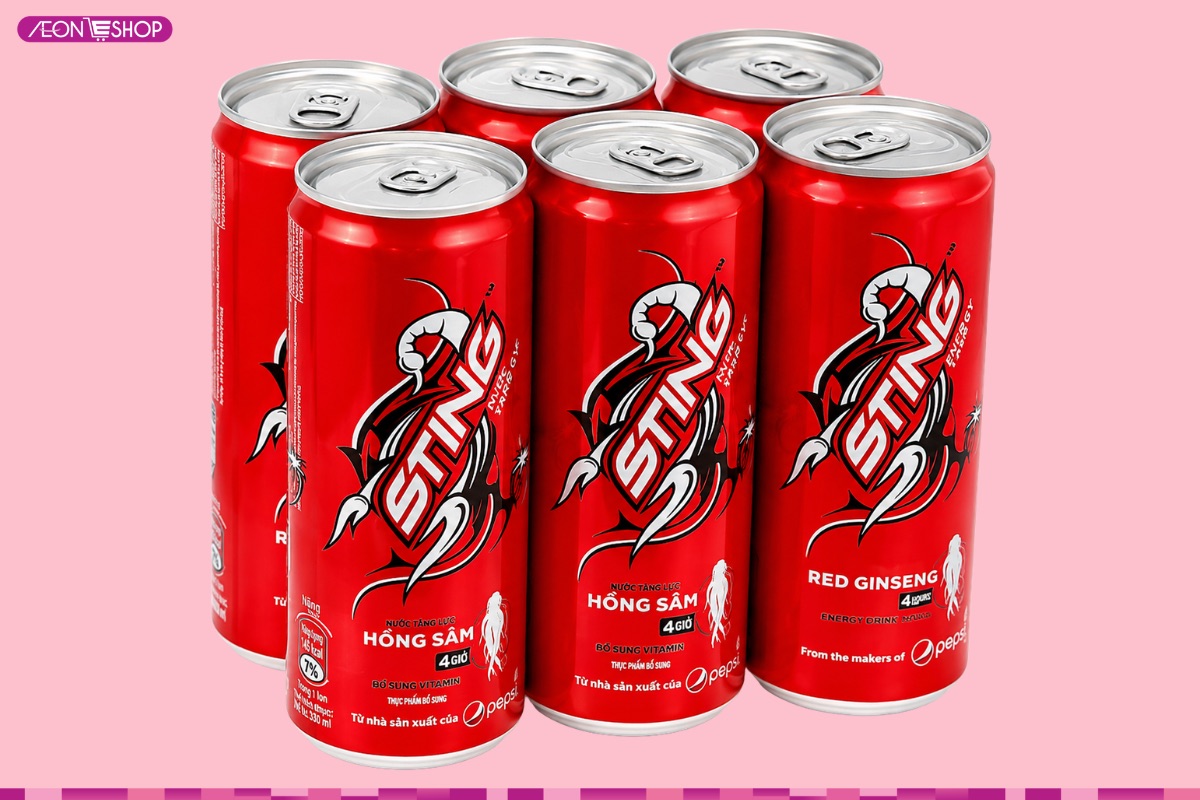 1 lon Sting có giá bán từ 10.000 VNĐ