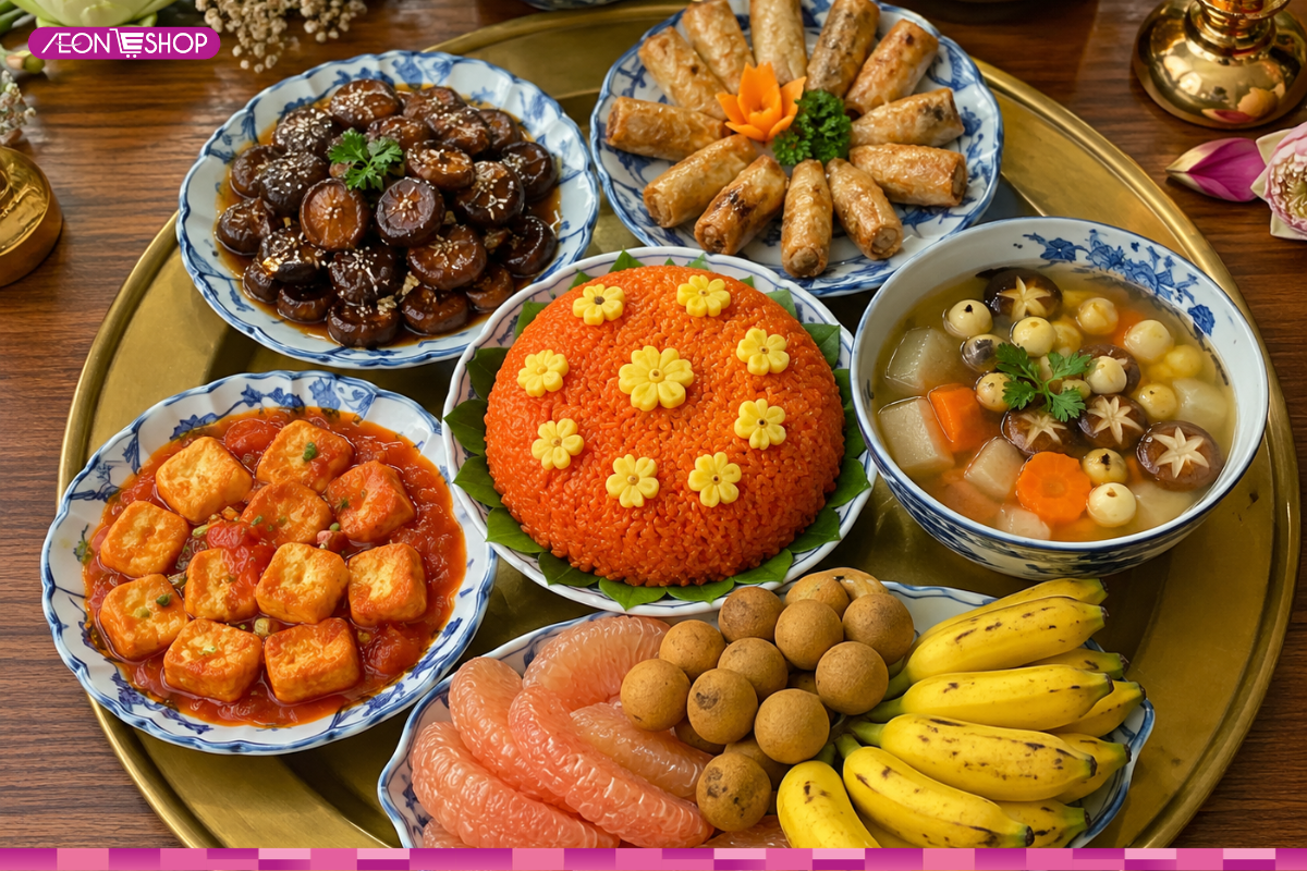 Gợi ý thực đơn cho mâm cơm chay cúng chúng sinh