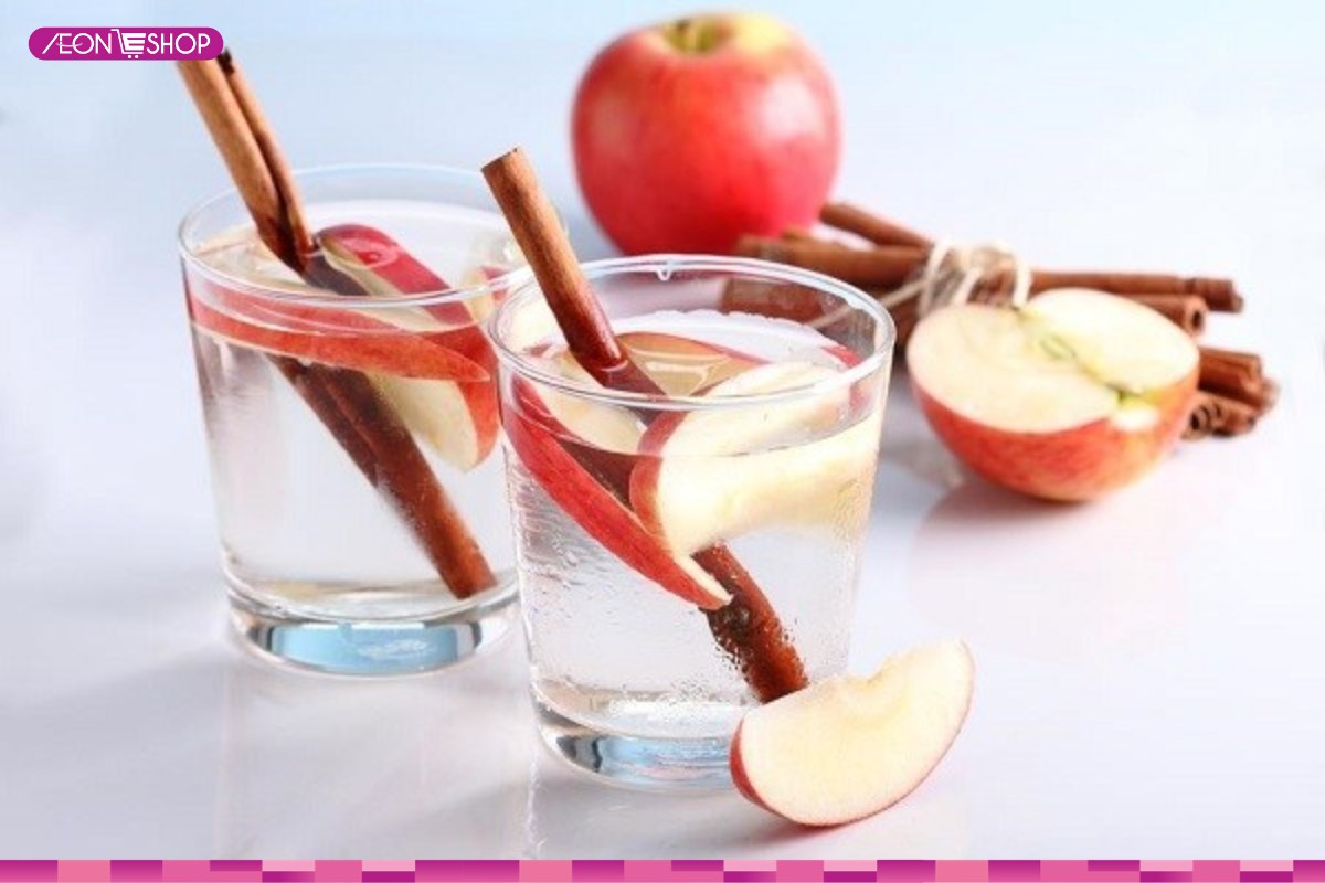 Nước detox táo quế