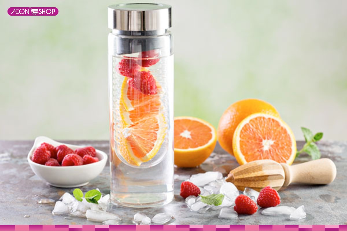 Nước detox cam dâu tằm