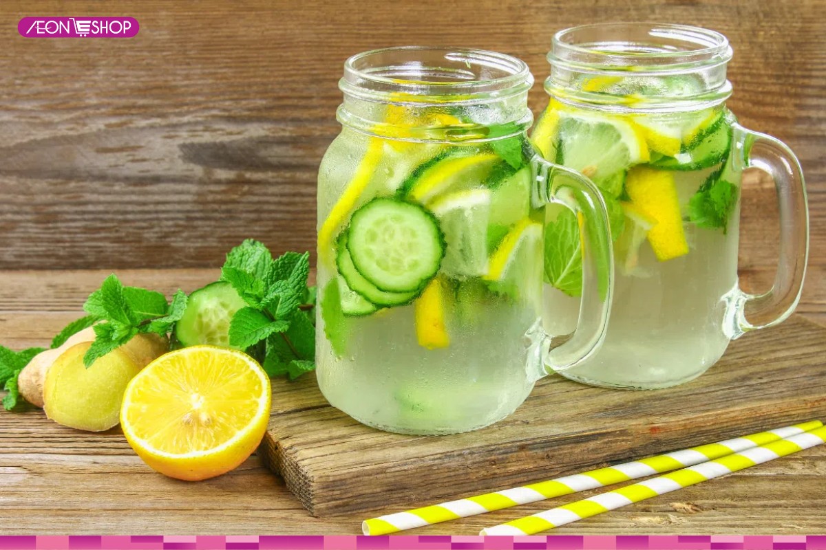 Nước detox cam chanh và dưa leo