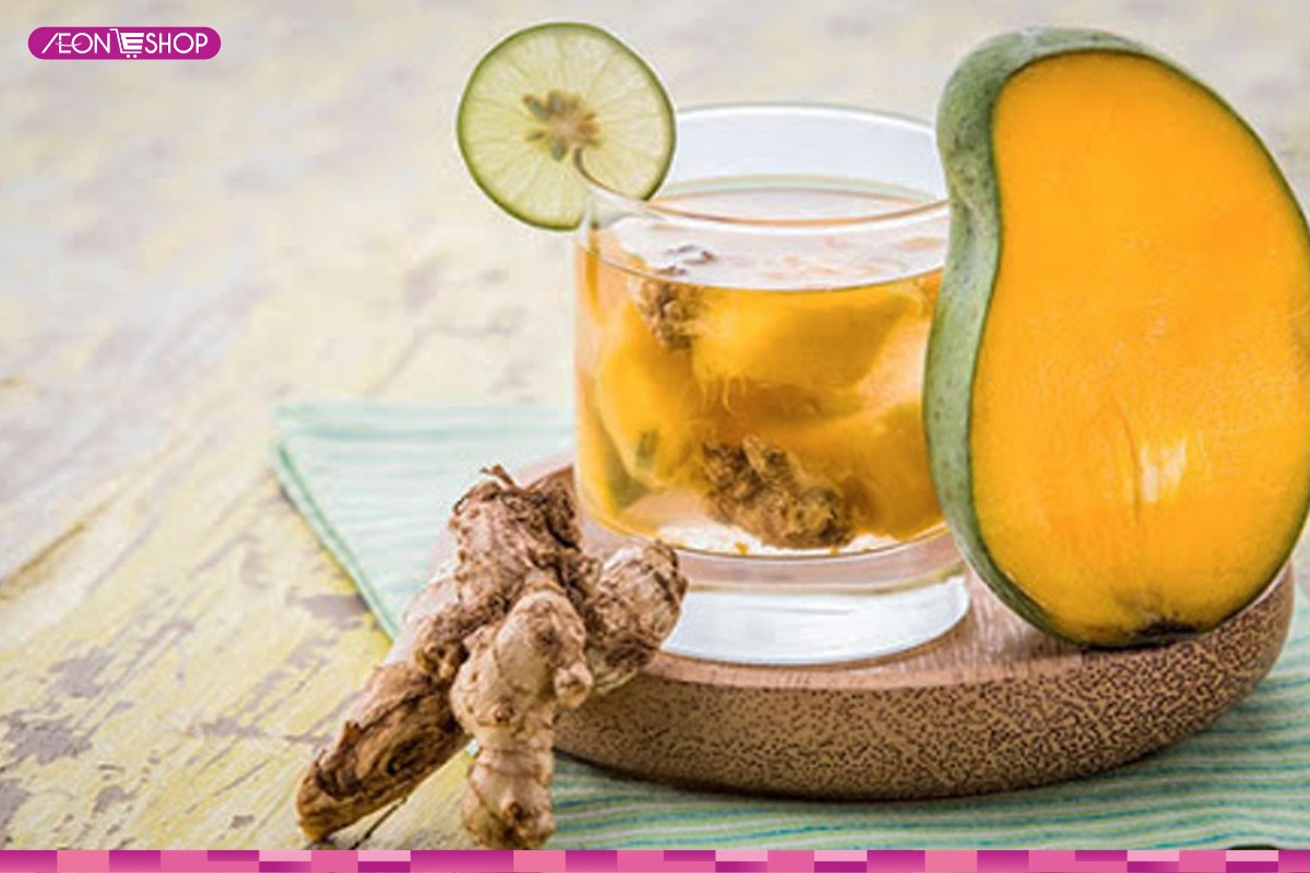 Nước detox gừng xoài