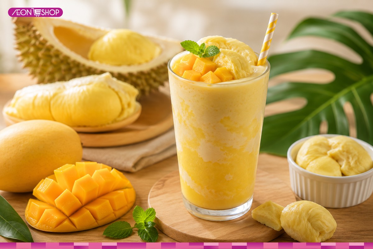 Sinh tố sầu riêng xoài