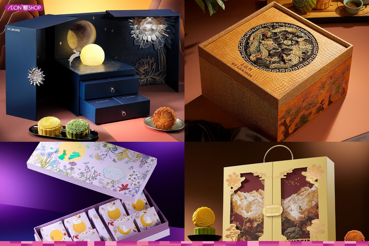 Set 8 bánh trung thu Hỷ Lâm Môn