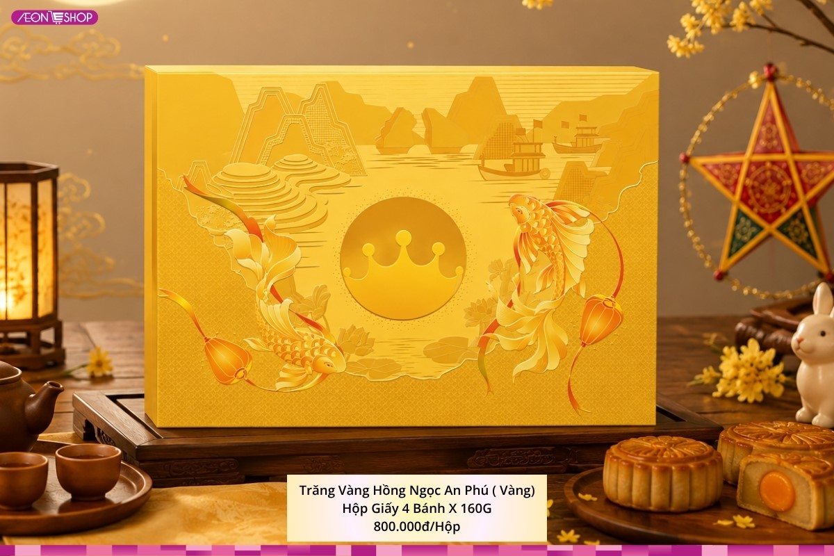 Bảng giá hộp bánh Trung thu Kinh Đô Trăng Vàng mới nhất