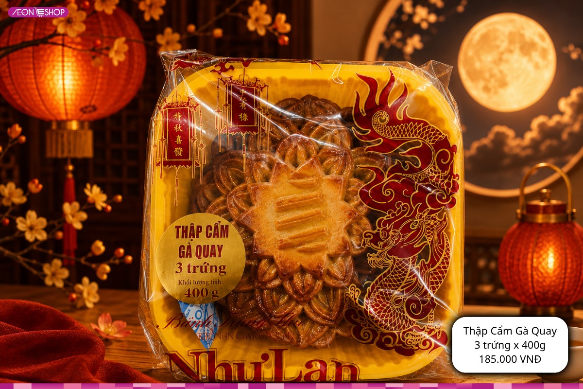 Bảng giá bánh nướng Trung thu Như Lan mới nhất với nhiều hương vị và mức giá khác nhau