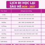 CHÍNH THỨC: Lịch đi học trở lại sau nghỉ hè của học sinh 34 tỉnh thành