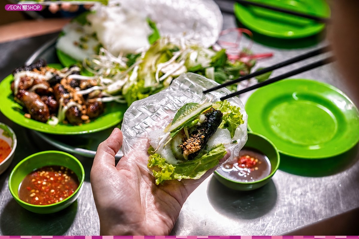 Món ăn Sài Gòn - Bò nướng lá lốt
