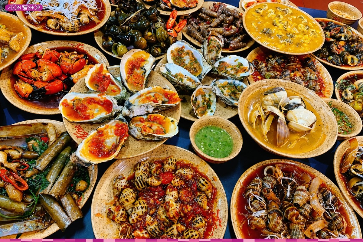 Ốc Sài Gòn đa dạng món ngon