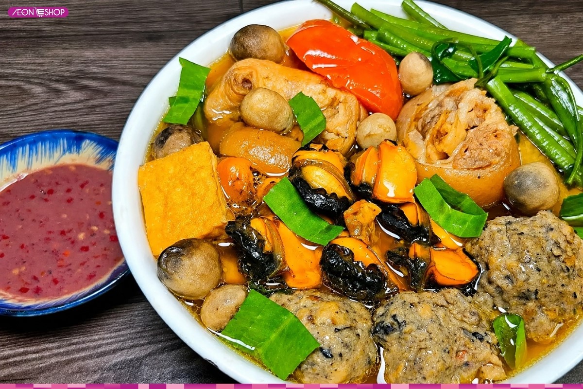 Bún riêu cua ốc thơm ngon hấp dẫn