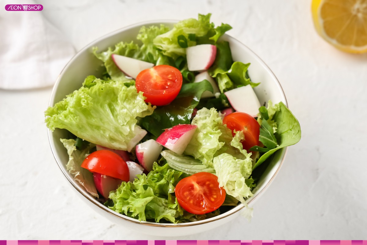 Salad chay nhiều màu sắc