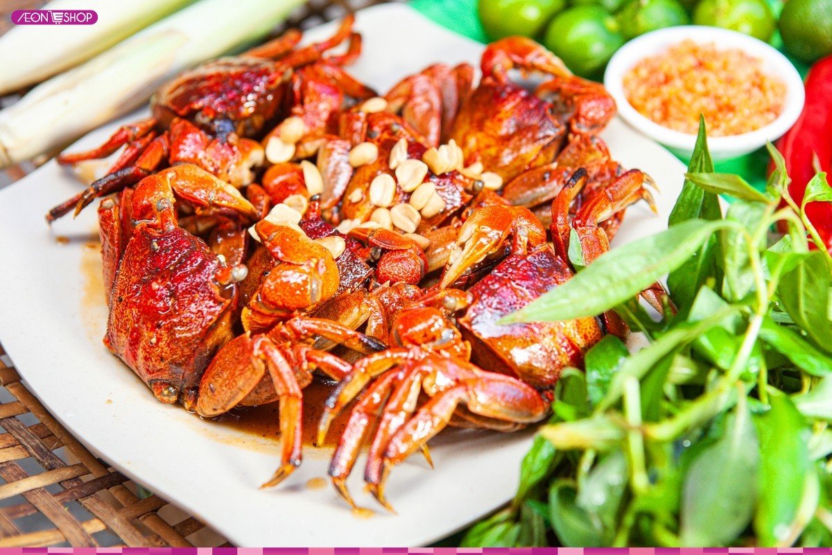 Ba khía rang me Cần Thơ