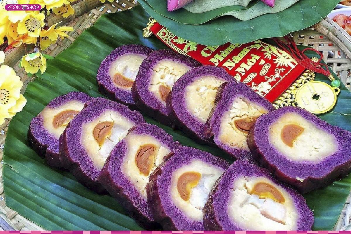 Bánh tét lá cẩm Cần Thơ