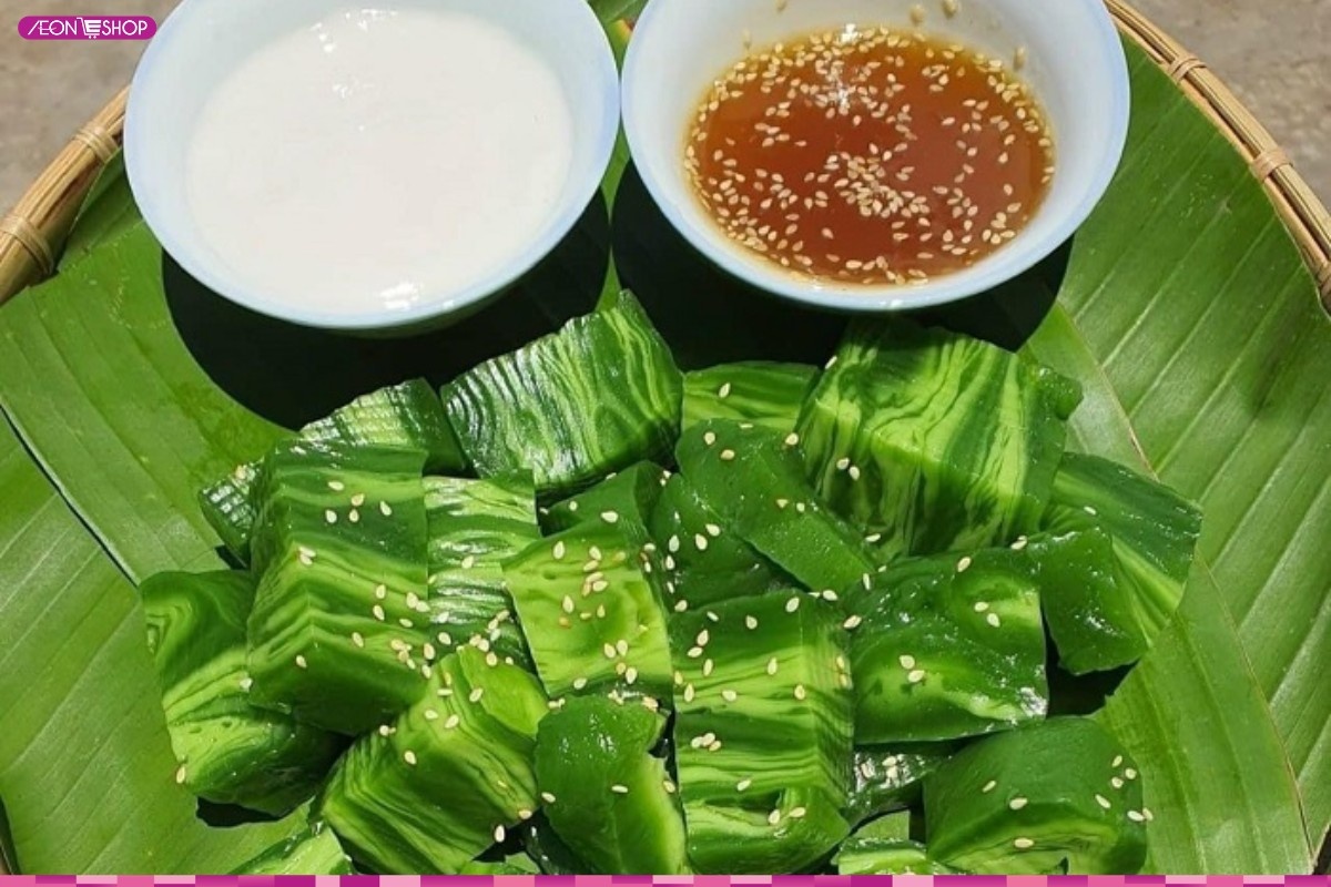 Bánh đúc lá dứa Cần Thơ