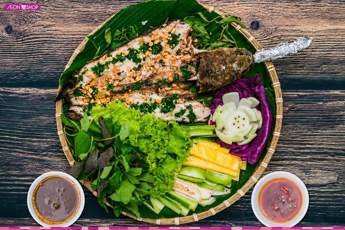 Cá lóc nướng trui Cần Thơ