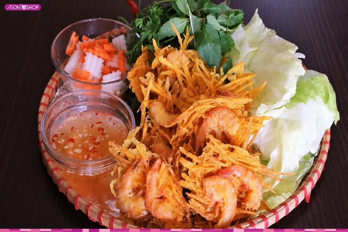 Bánh tôm Hồ Tây - món ăn vặt ngon hấp dẫn ở Hà Nội