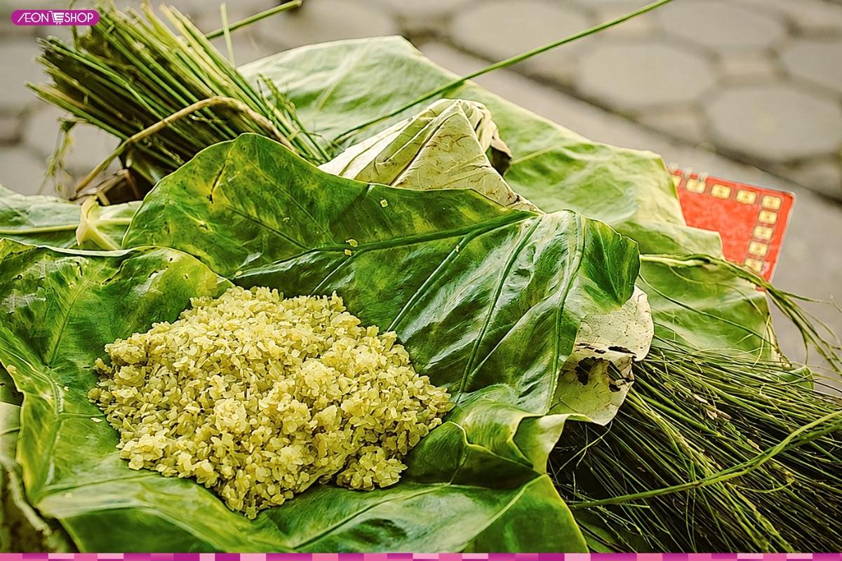 Món cốm làng Vòng đặc sản Hà Nội