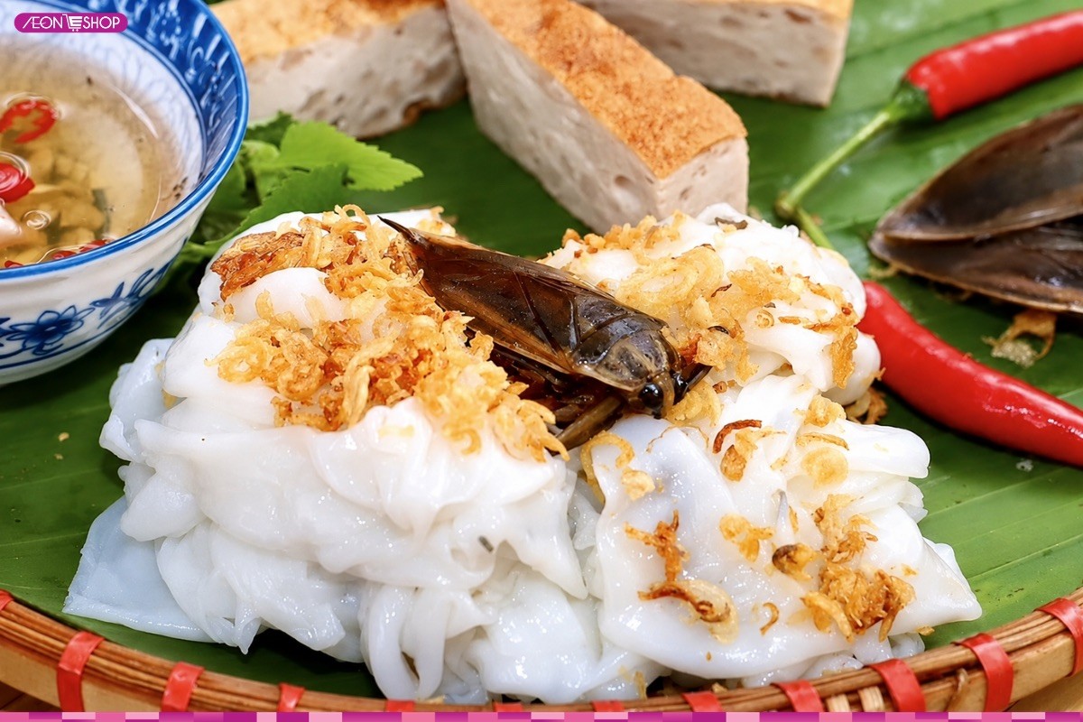 Món bánh cuốn Thanh Trì ngon hấp dẫn