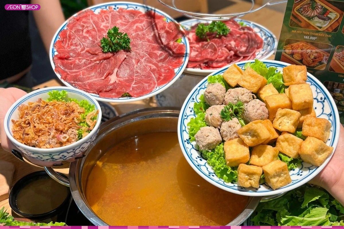 Lẩu riêu cua bắp bò