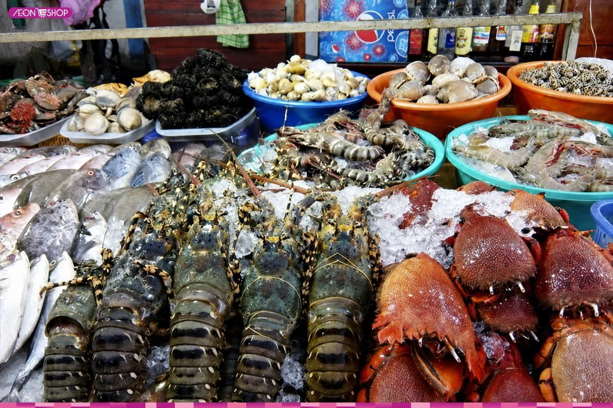 Hải sản tươi sống Bình Thuận hấp dẫn