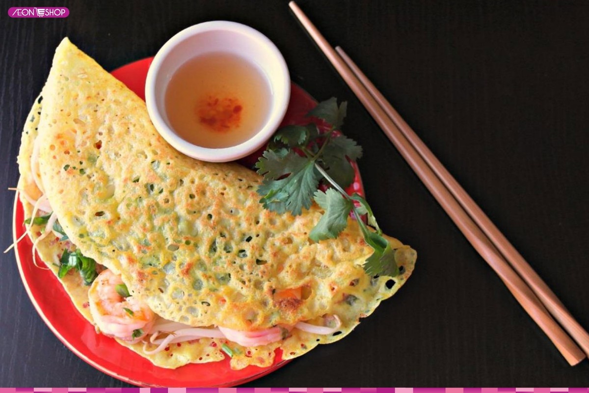 Bánh xèo tôm đất