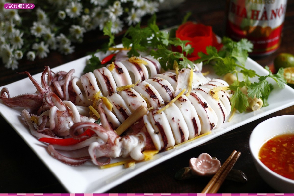 Mực hấp Phú Yên