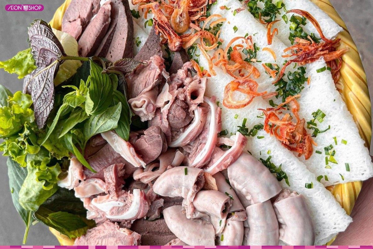 Bánh hỏi lòng heo Phú Yên