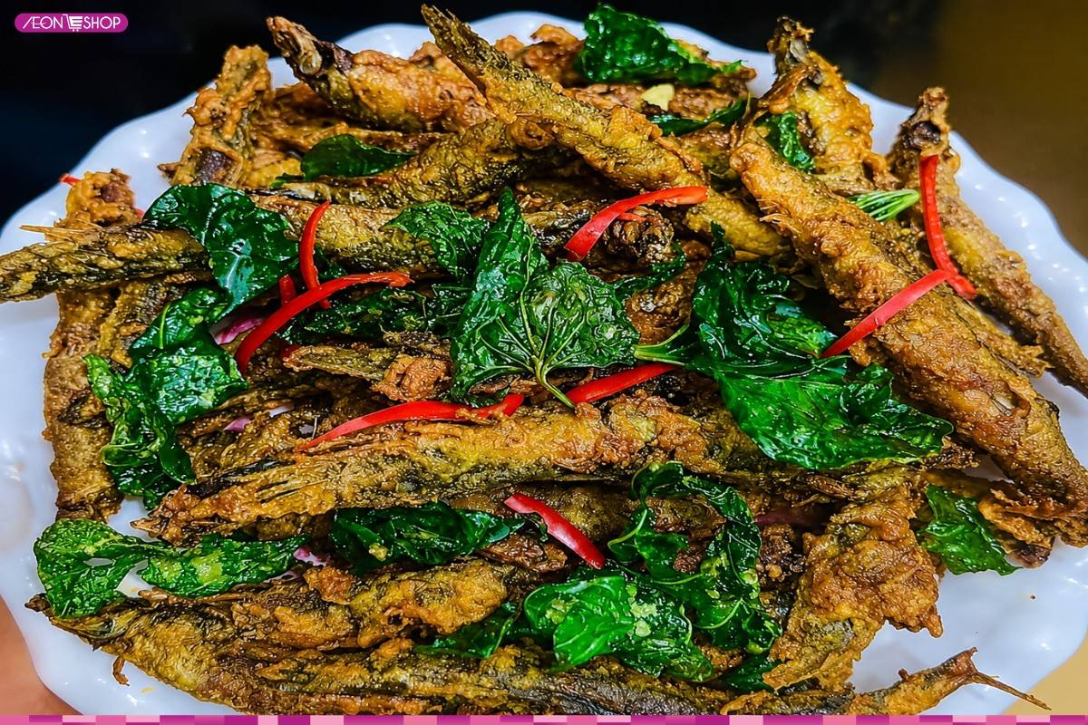 Cá suối Sapa chiên vàng giòn
