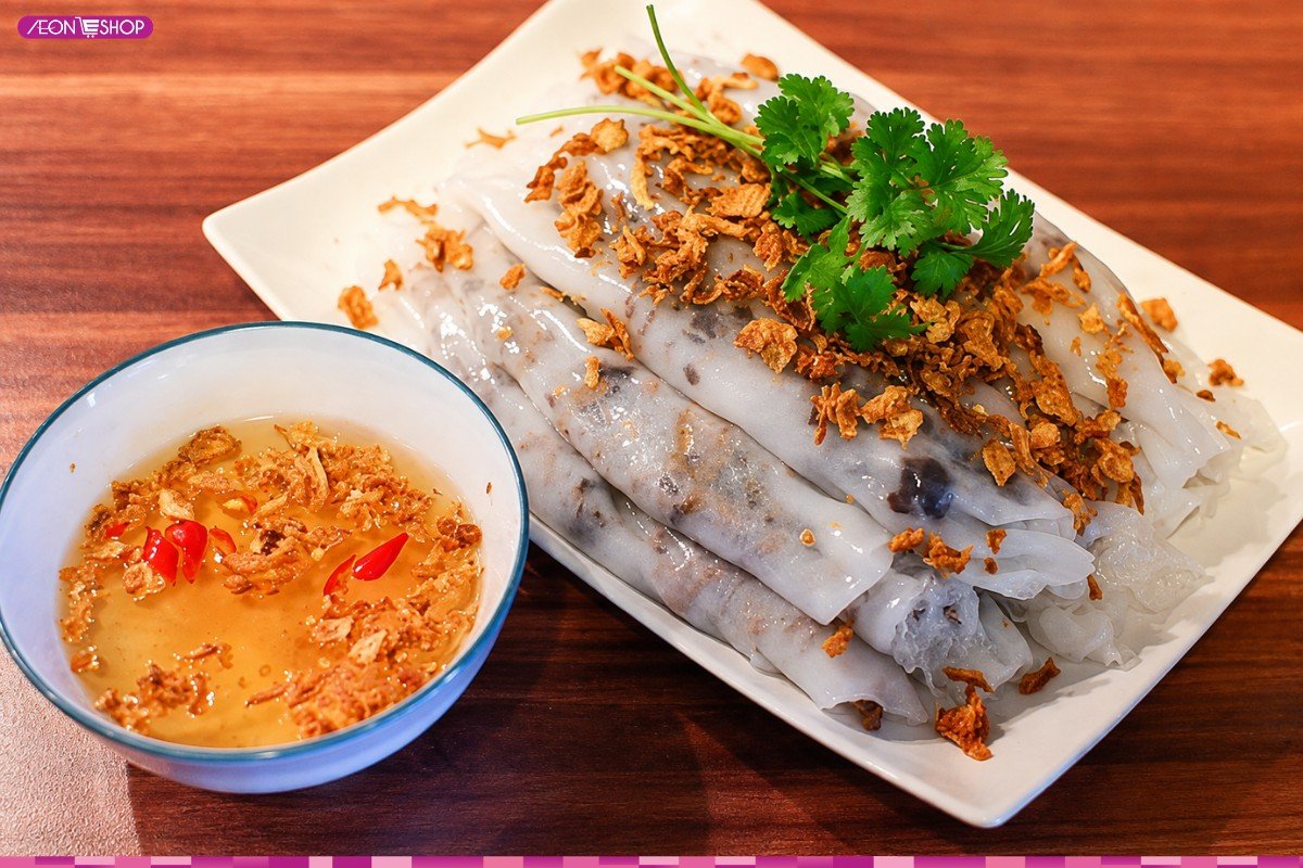 Bánh cuốn Tam Đảo mềm mịn, thơm ngon
