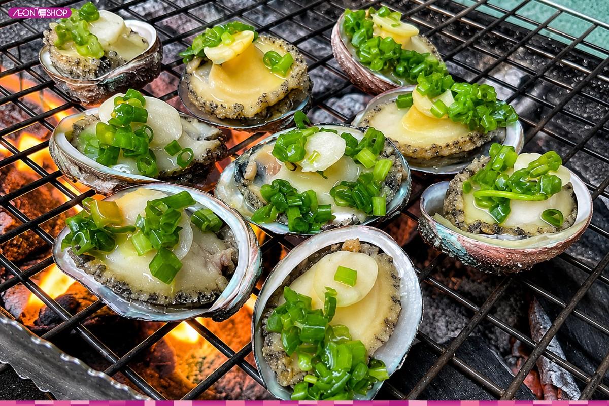 Bào ngư nướng mỡ hành