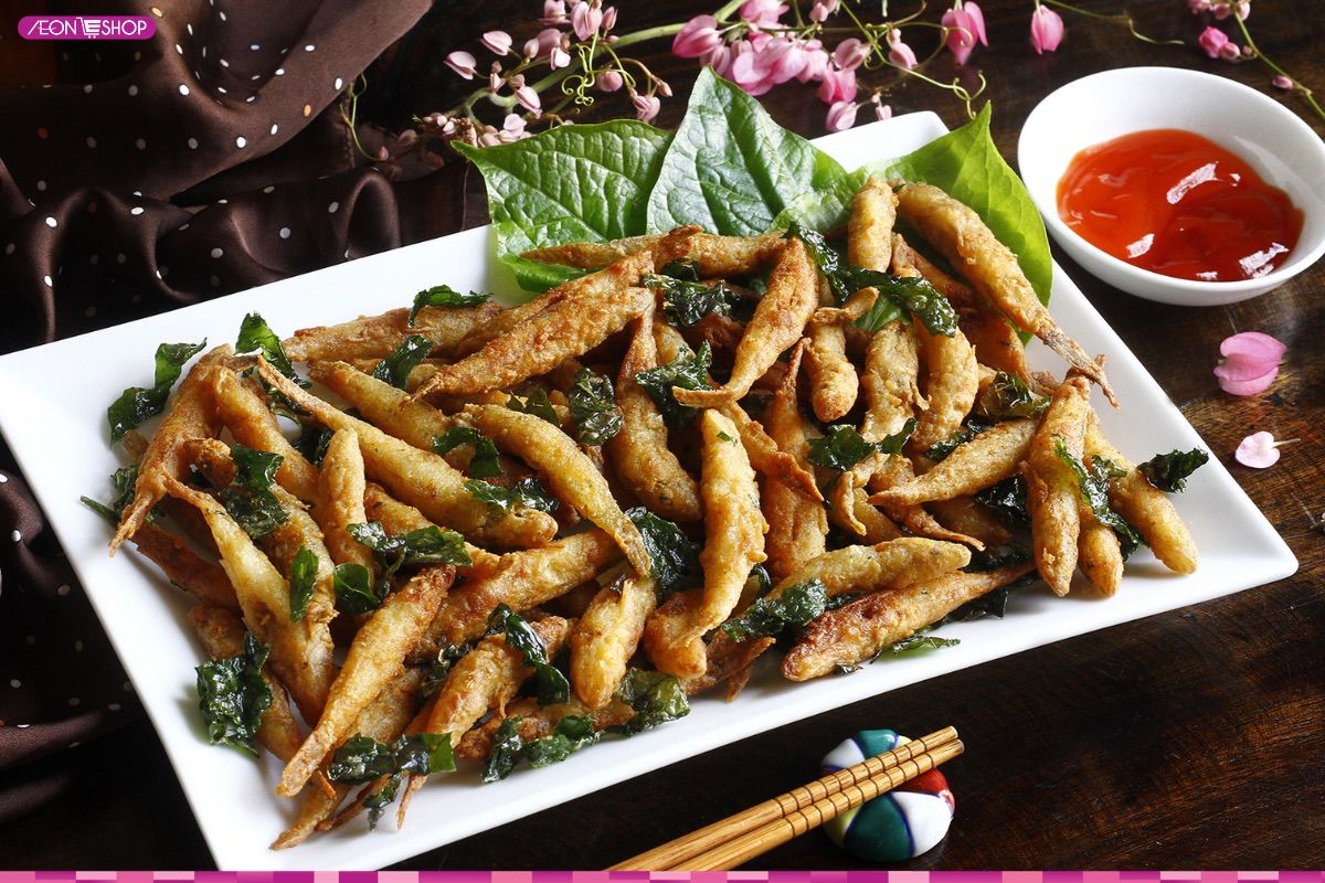 Món ngon từ cá bống - Cá bống chiên lá lốt
