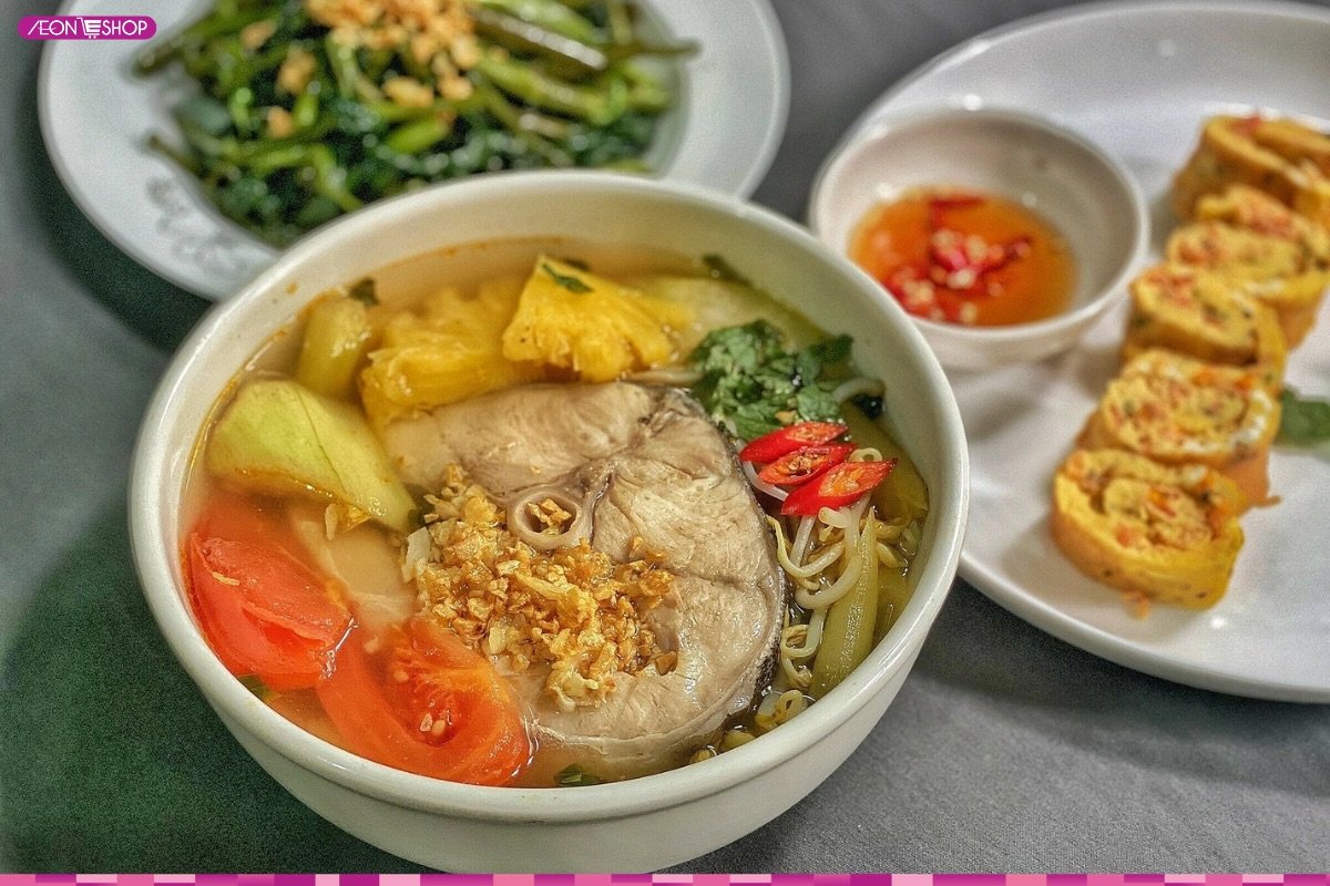Món cá bớp nấu canh chua ngon hấp dẫn