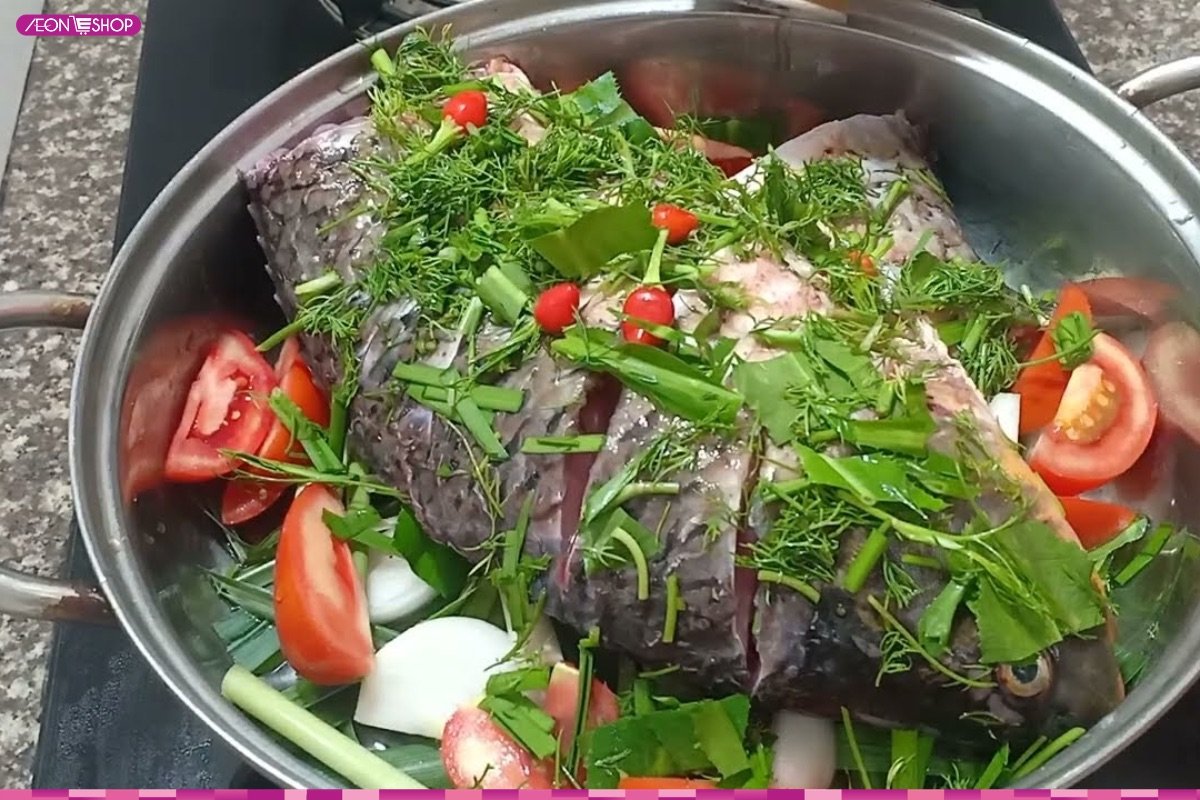 Món cá chép hấp bia thơm ngon