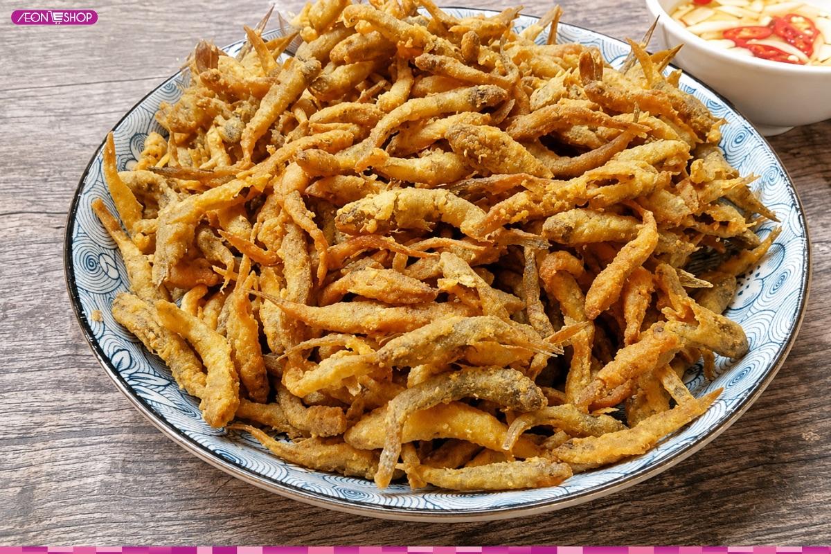 Mon ngon từ cá cơm - cá cơm chiên giòn