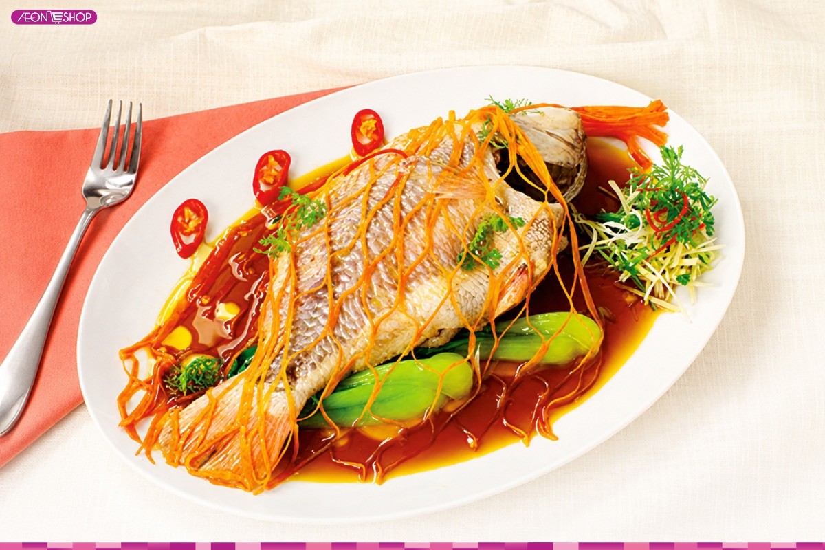 Món cá diêu hồng hấp xì dầu ngon hấp dẫn