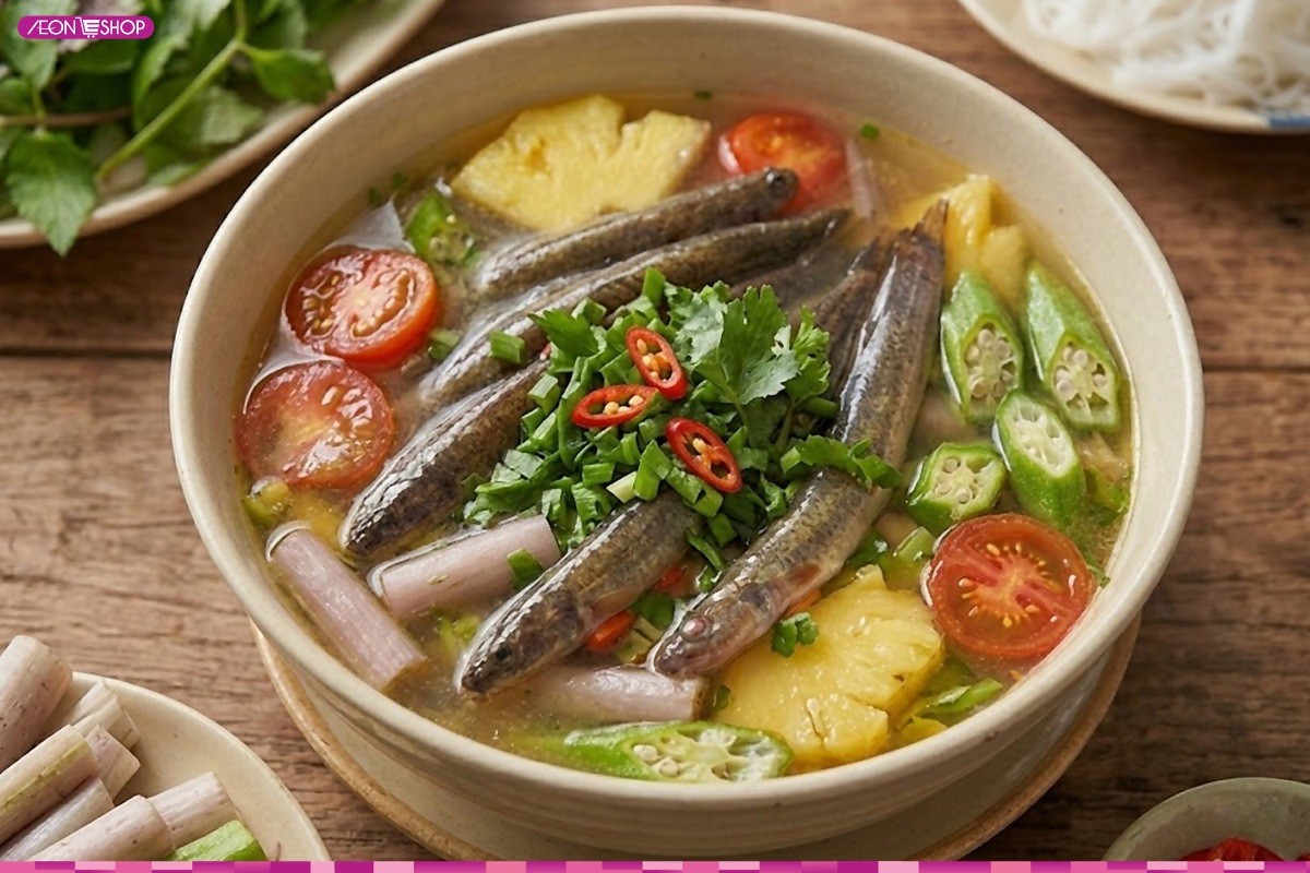 Món cá kèo nấu canh chua thơm ngon đậm đà