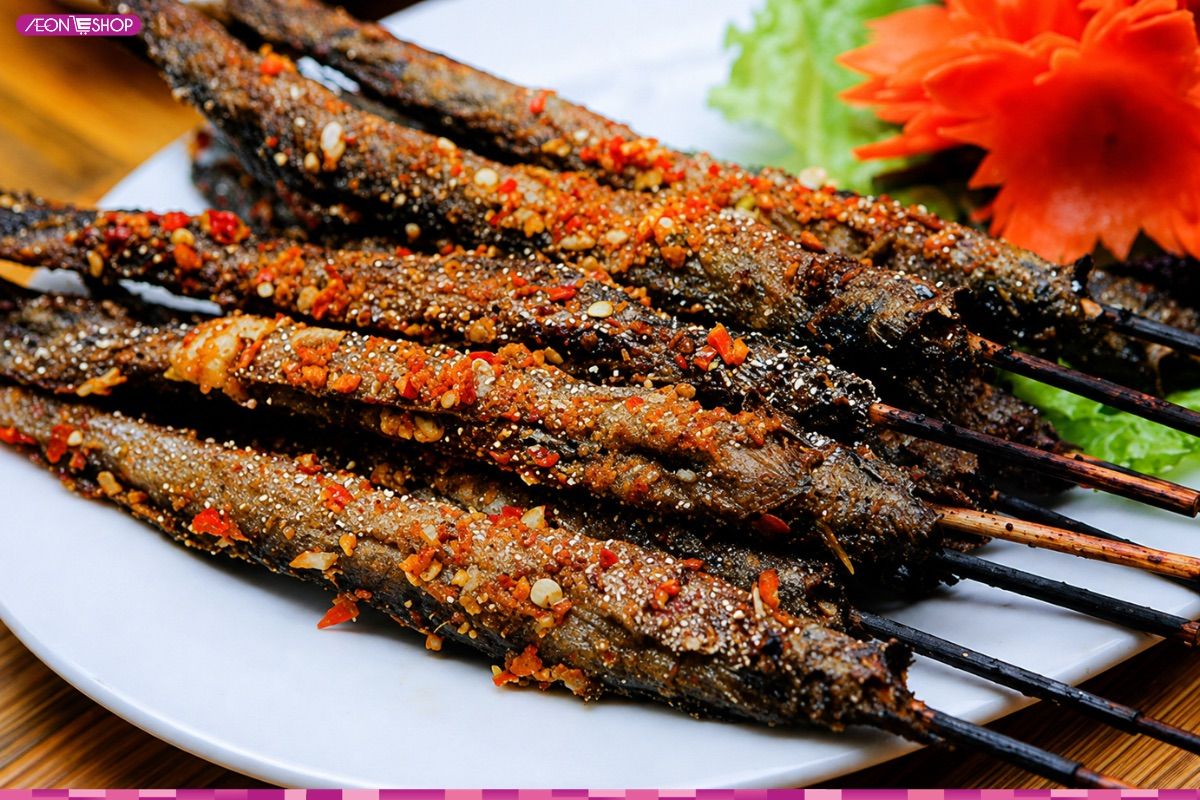 Món cá kèo nướng muối ớt thơm ngon
