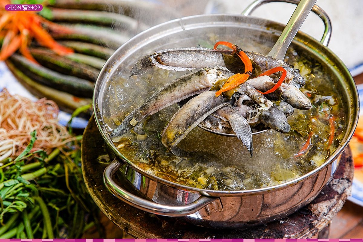 Món lẩu cá kèo lá giang ngon ngọt nước