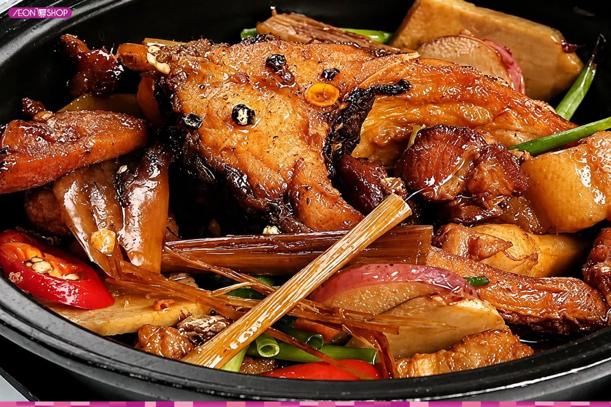 Cá mè kho riềng đậm đà với màu vàng nâu hấp dẫn