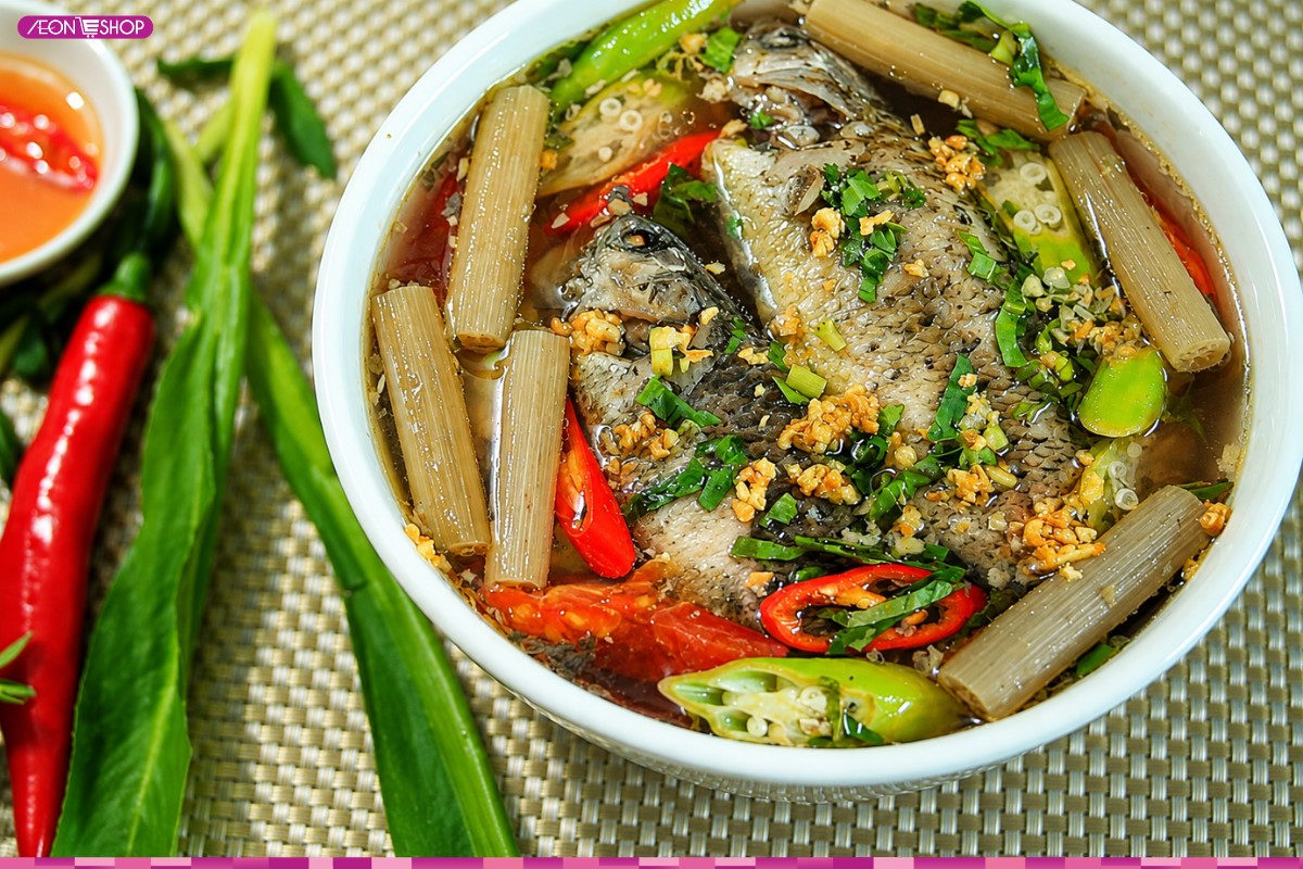Cá rô nấu canh chua thanh mát
