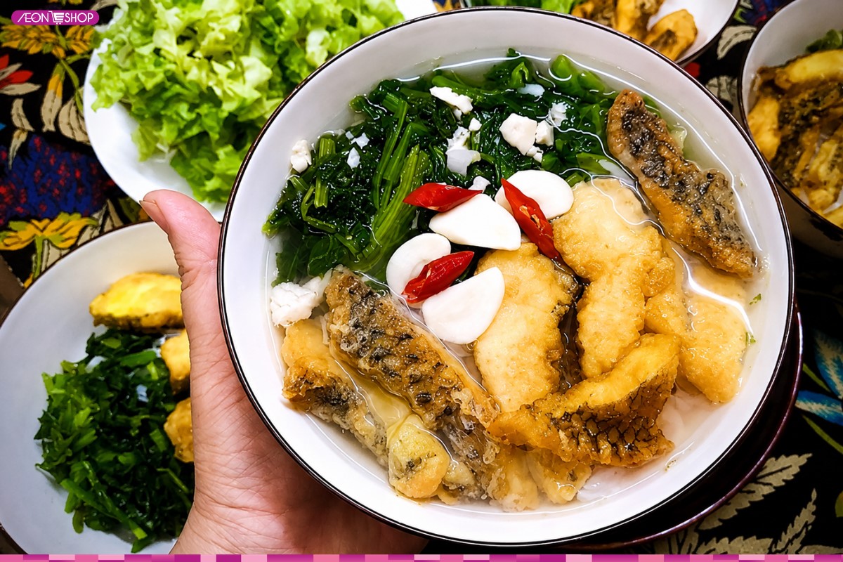 Tô bún cá rô phi đầy đặn hấp dẫn