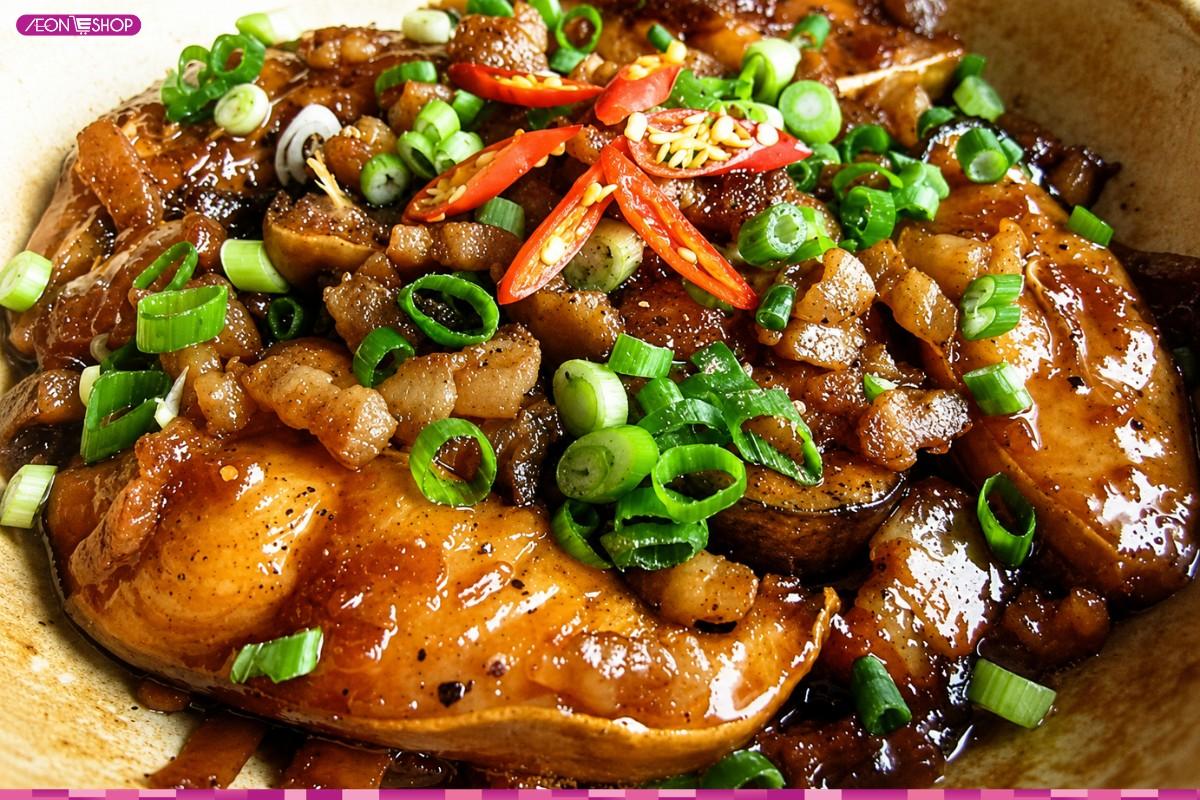 Cá tầm kho nghệ